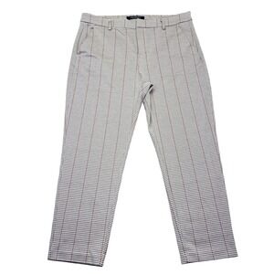 Liverpool Los Angeles Womens Houndstooth Cropped Pants Size 14 Fits 35" Career